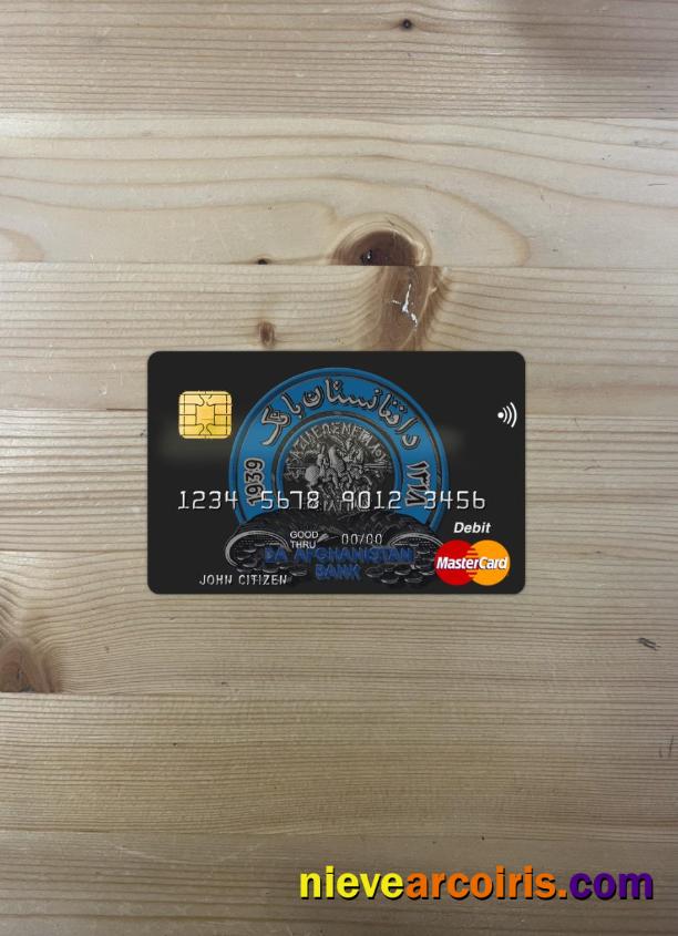 Afghanistan Da bank mastercard photolook